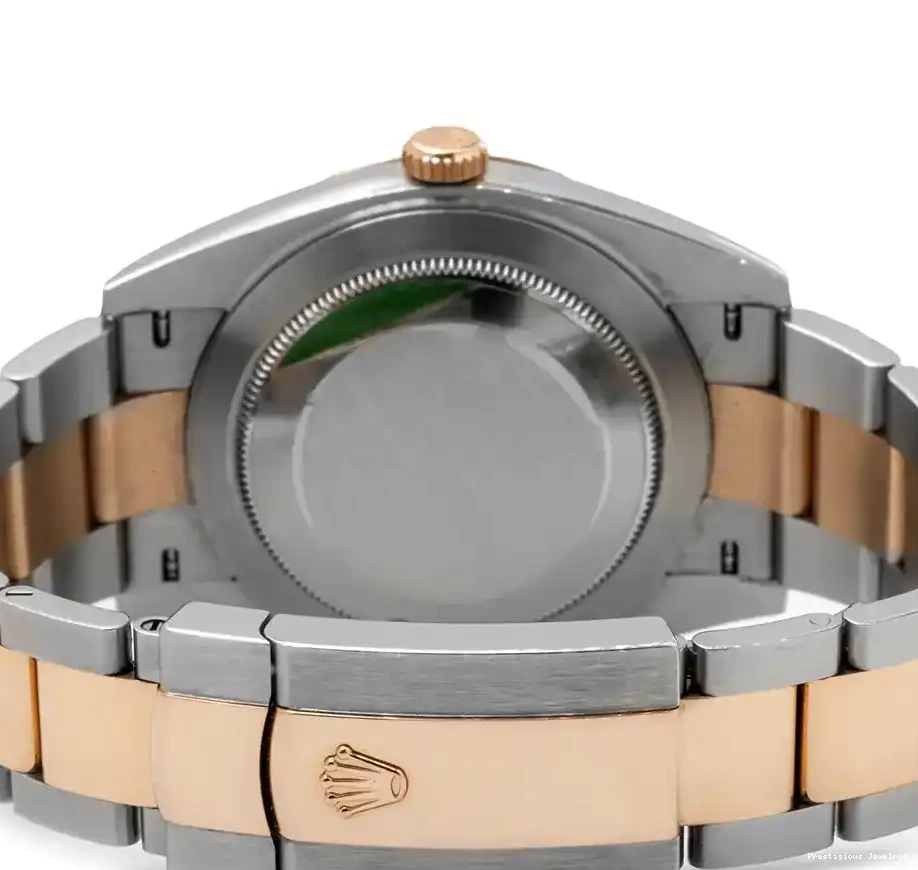 Prestigious Jewelers Rose 126331 Steel Gold Datejust & Stainless Rolex 0706